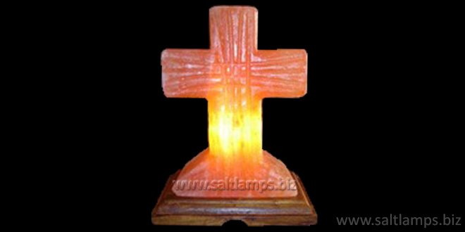 Cross Salt Lamps